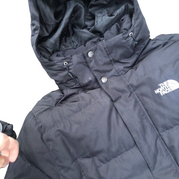 RARE 2012 The North Face Parka Jacket 800 Black Medium - Picture 11 of 16
